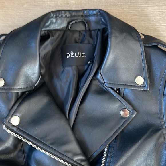 Vici Faux Leather Jacket Sz M - Picture 3 of 11